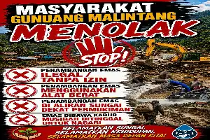 Jaga Kelestarian Alam, Masyarakat Nagari Gunung Malintang Tegas Tolak Tambang Ilegal