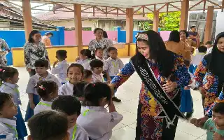 La Bunda PAUD de Gunung Mas garantiza que la transición del periodo de orientación escolar sea divertida