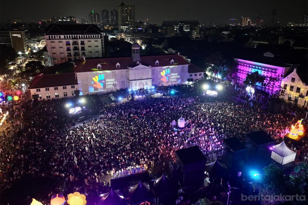 Memeriahkan HUT Jakarta ke-499, Kota Tua Hadirkan Gelaran Jakarta Light Festival