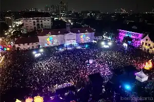 Para celebrar el 499.º aniversario de Yakarta, Kota Tua presenta el Jakarta Light Festival
