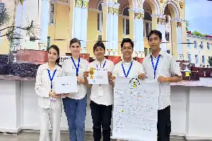 Estudiantes de la Universidad de Malikussaleh ganan competencia internacional de startups en Kazajistán