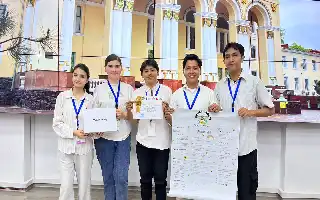 Estudiantes de la Universidad de Malikussaleh ganan competencia internacional de startups en Kazajistán
