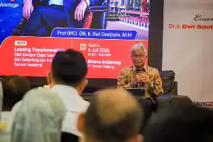 Impulsando la competitividad, PT Semen Padang analiza la estrategia de transformación industrial junto a Dwi Soetjipto