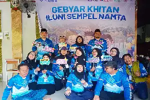 Sambut Tahun Baru Hijriah, ILUNI Sempel Namta Gelar Khitanan Massal untuk 51 Anak