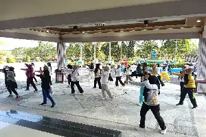 Perwosi Katingan Ajak Masyarakat Jadikan Olahraga sebagai Budaya Hidup Sehat