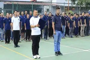 Batam Class IIA Prison Holds Porsenap to Hone Inmates' Potential and Sportsmanship