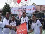 Impulsando el espíritu deportivo y la disciplina, la prisión de Batam celebra la Semana Deportiva de los Reclusos antes del Día de la Independencia de Indonesia