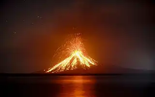 Volcanic Activity Increases, Mount Anak Krakatau Spews Volcanic Ash Again