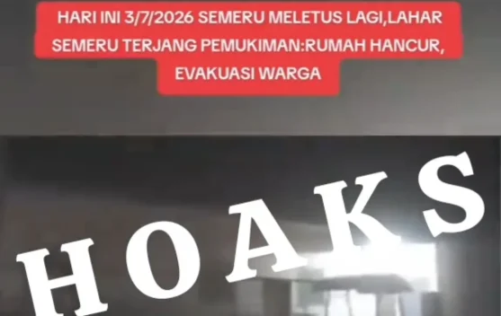 BPBD Lumajang Tegaskan Kabar Erupsi Semeru di Media Sosial Adalah Hoaks