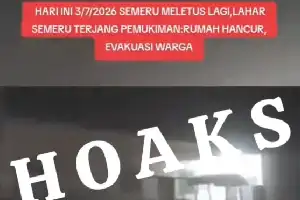 BPBD Lumajang Confirms Reports of Mount Semeru Eruption on Social Media Are a Hoax