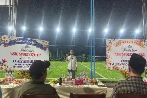 Para fortalecer el sector del turismo deportivo, el regente de Mojokerto inaugura el Asri Sport Centre