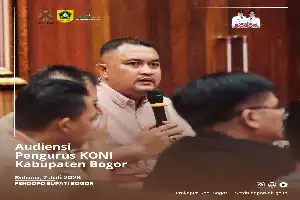 Dorong Prestasi Atlet, Bupati Bogor Perkuat Kolaborasi Strategis dengan KONI