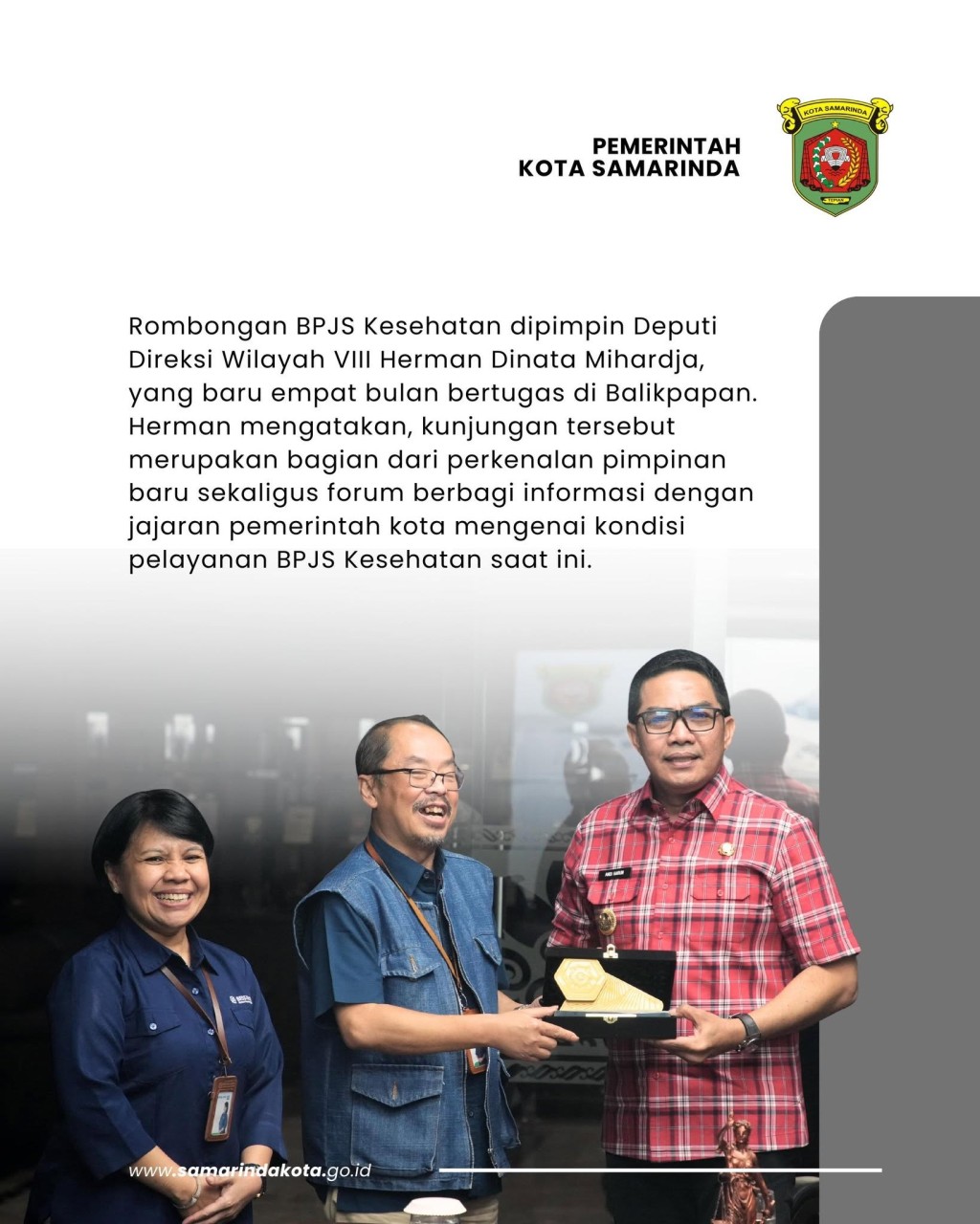 Pemkot Samarinda Perkuat Sinergi dengan BPJS Kesehatan demi Optimalisasi Layanan JKN