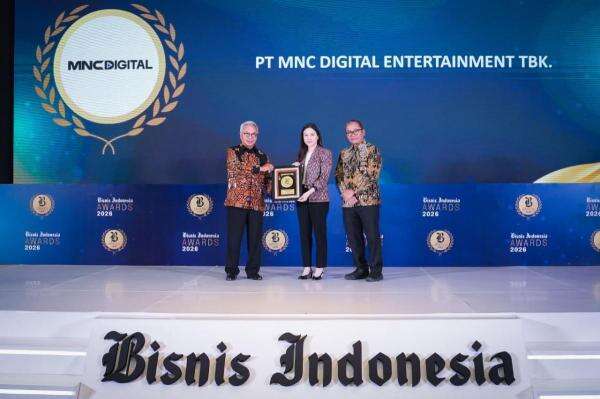 MNC Digital Entertainment Raih Penghargaan Bergengsi di Ajang Bisnis Indonesia Awards 2026