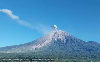 Mount Semeru Erupts Again, Ash Column Reaches 1,100 Meters